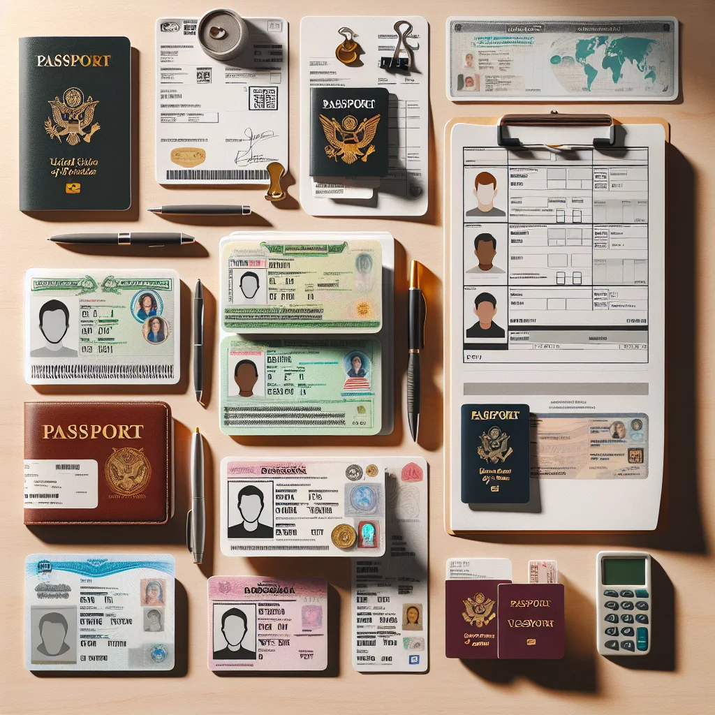 Exemplo de documentos para verificação de identidade